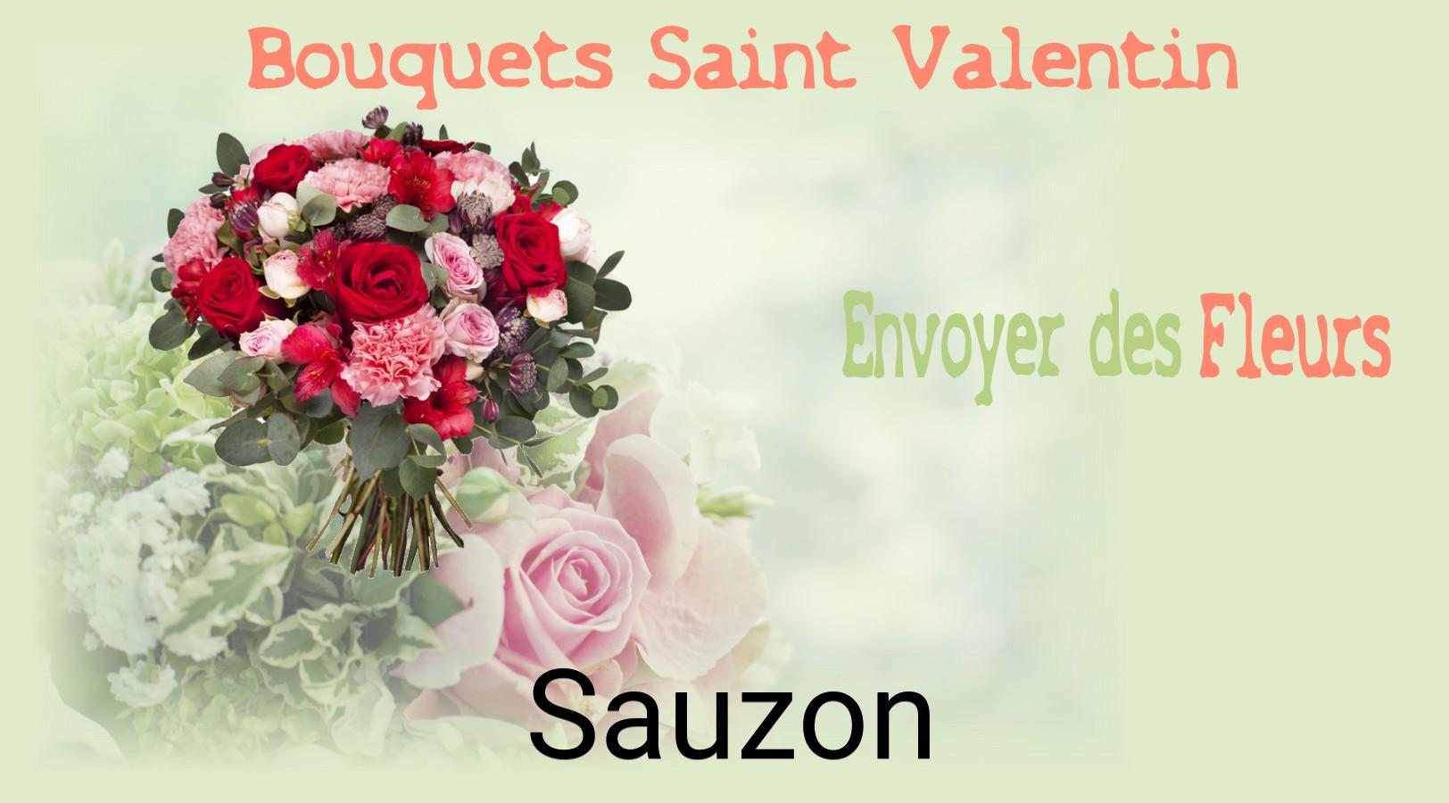 Roses de Saint-Valentin livrées à Sauzon